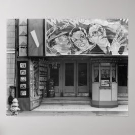 Poster O Teatro da Liberdade, 1935. Vintage Photo