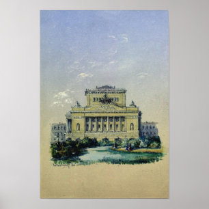 Pôster O teatro de Alexander em St Petersburg, 1841