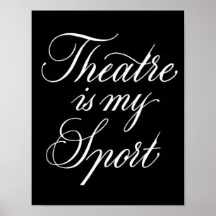 Poster O Teatro É Meu Esporte