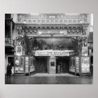 O Teatro Leader, 1921. Foto Antiga