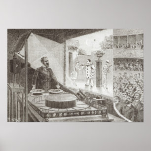 Pôster O "teatro Optique" e seu inventor