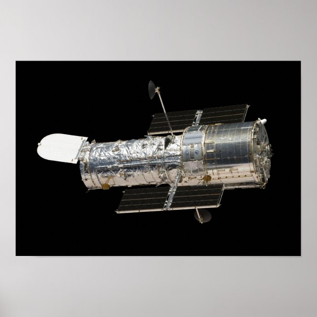 Pôster O Telescópio Espacial Hubble (Frente)