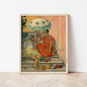 Poster O Teller da Fortuna, Sainte-Maxime Henri Lebasqu