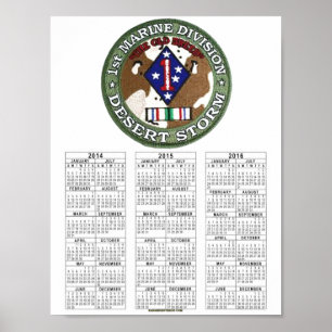 Pôster ø TEMPESTADE NO DESERTO da DIVISÃO DE MARINHA