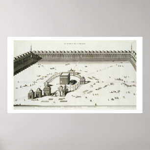 Poster O templo da Meca (gravura)