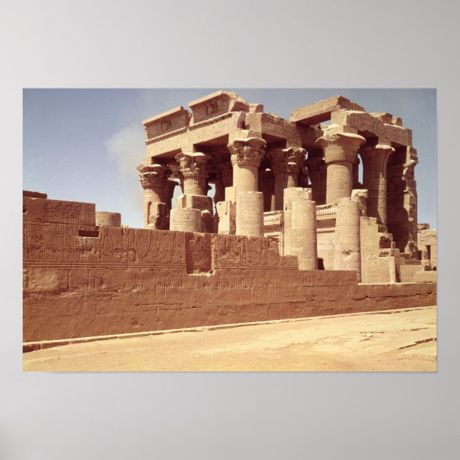 Pôster O Templo de Sobek e Haroeris (Frente)