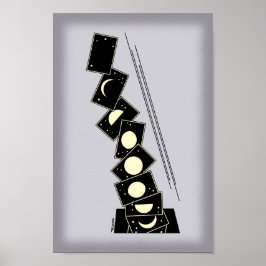 Poster O tempo caindo em um buraco