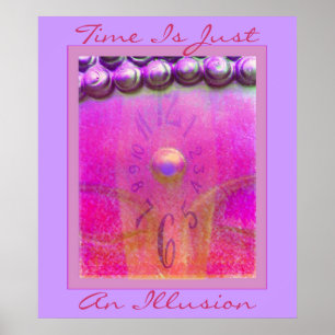 Poster O Tempo É Apenas Uma Ilusão