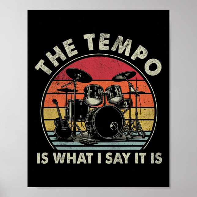 Poster O Tempo É O Que Eu Digo É Que Os Homens De Bateris (Frente)