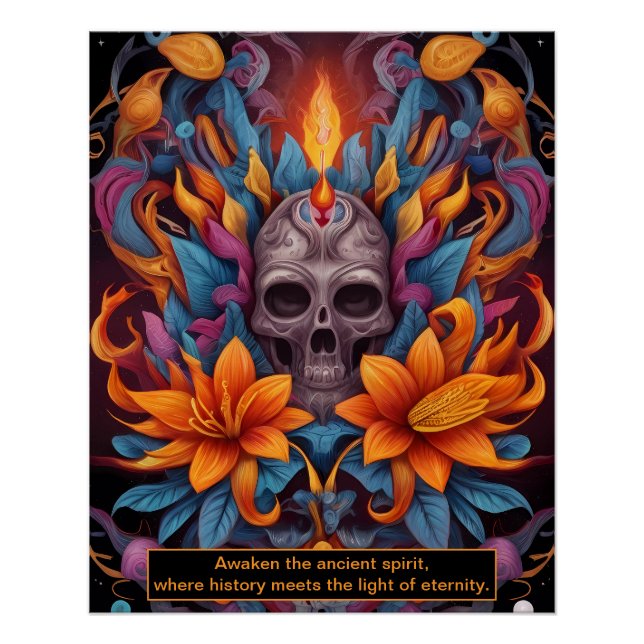 Pôster O tempo é um círculo, e a sabedoria é o seu centro (Frente)