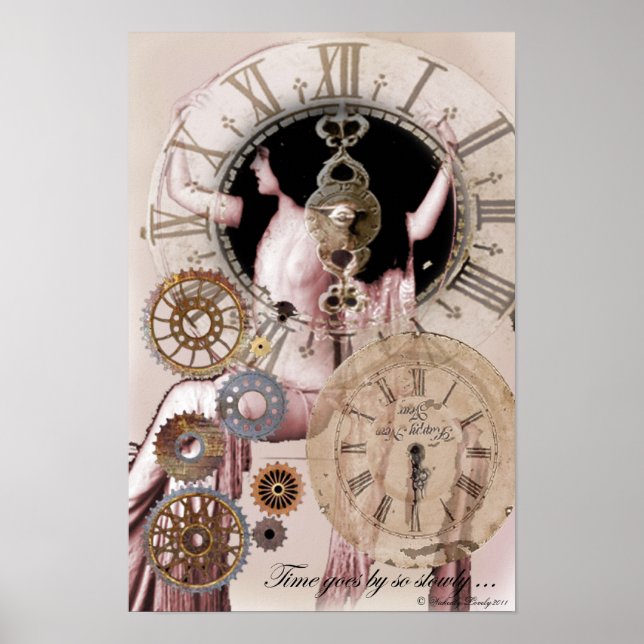 Pôster O tempo passa tão devagar (Frente)