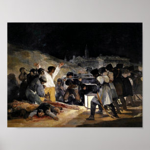 Pôster O terço de maio por Francisco de Goya