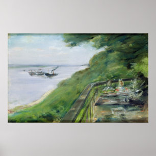 Pôster O terraço no restaurante de Jacob em Niensted