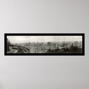 Pôster O terremoto arruina a foto 1906 de SF
