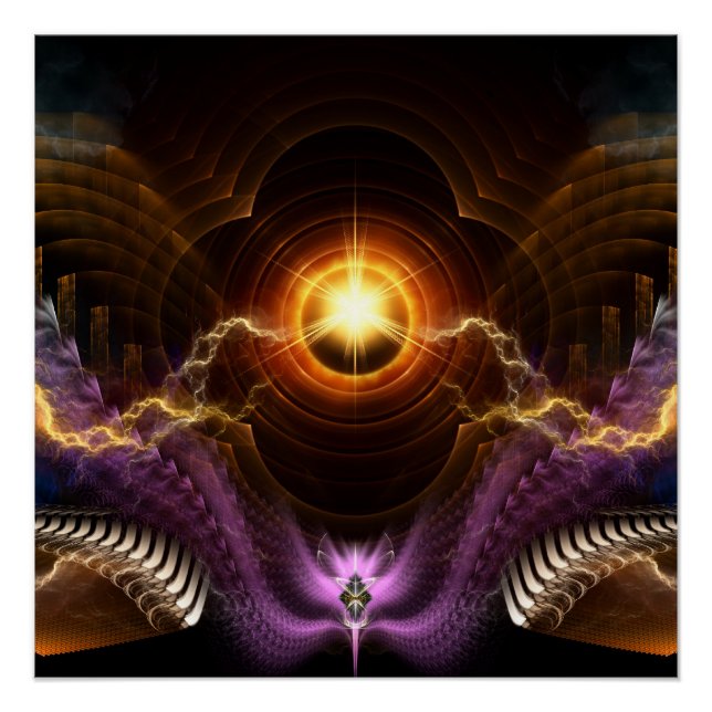 Pôster O tesouro da arte frontal noturna - Poster perfeit (Frente)