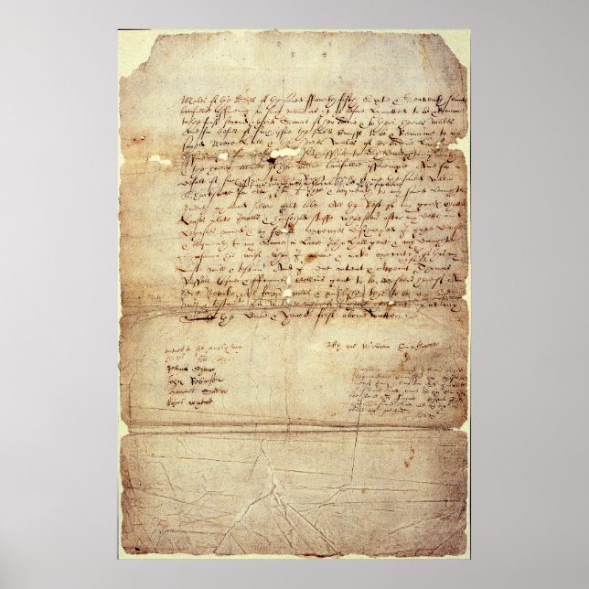 Pôster O Testamento de William Shakespeare (Frente)