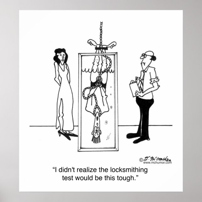 Pôster O Teste De Artesanato É Duro (Frente)