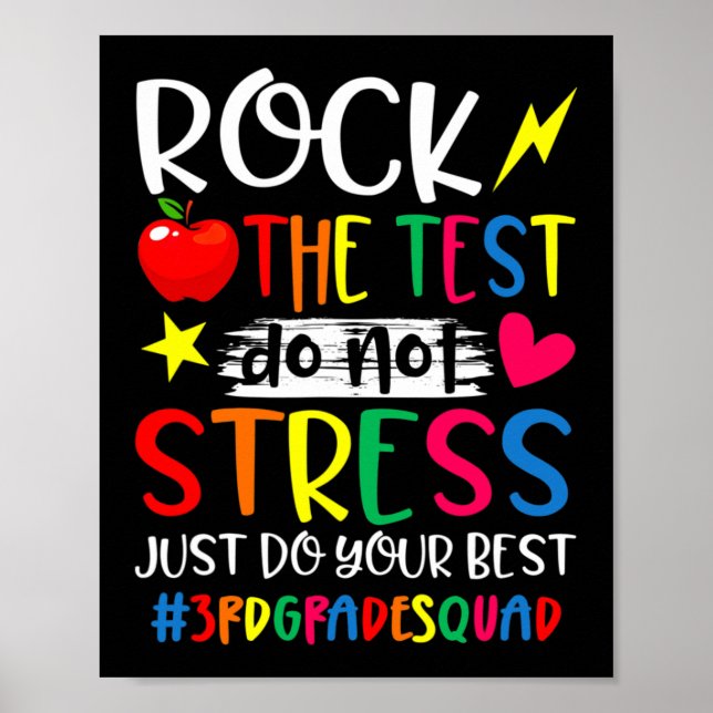 Poster O teste faz o seu melhor teste dia 3. º professor (Frente)