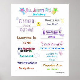 Poster O Teste Sobre Mim