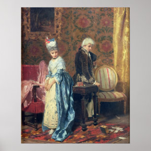 Poster O tiff dos amantes, 1872 (óleo no painel)