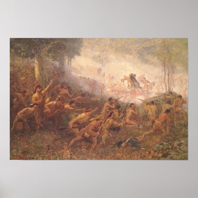 Pôster O tiroteio do general Braddock (Frente)