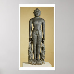 Poster O Tirthankara Jain, Parsvanatha, Rajasthan, Prat