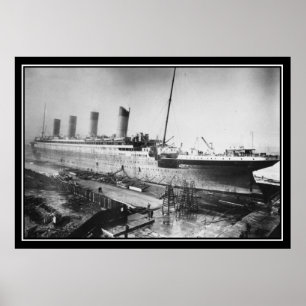 Pôster O Titanic foi construído em 1909