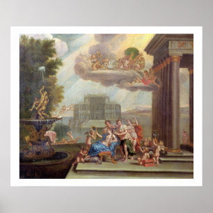 Poster O toalete de Venus, século XVIII
