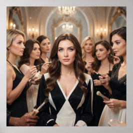 Poster O Toque Coroado de Radiância Feminina