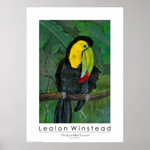 Pôster O Toucan Quilha-faturado