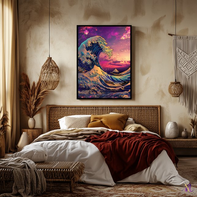 Poster O Trabalho de arte de Cyberpunk da Onda Sintética  (Criador carregado)