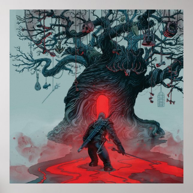 Poster O Trabalho de arte do Jogo Testemunha (Frente)