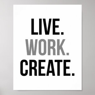 Poster O trabalho vivo cria