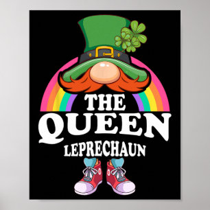 Poster O Traje de Dia de São Patrício da Rainha Leprechau