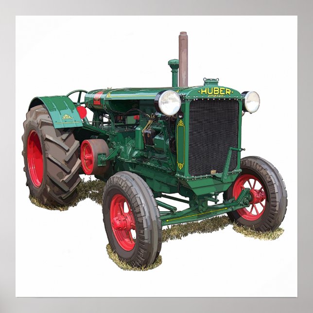 Poster O trator Huber HK (Frente)