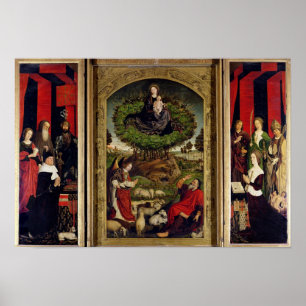 Pôster O Triptych de Moses e de Bush ardente