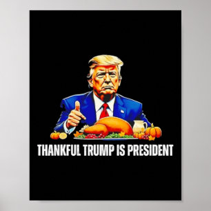 Poster O Trump De Graças É Engraçado Pelo Presidente
