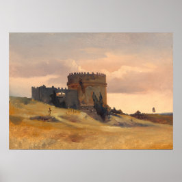Poster O Túmulo de Caecilia Metella - Fleury Belas Artes
