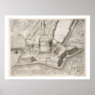 Pôster O túmulo de Hadrian, 'do flore de Cosmo Medici