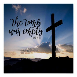 Pôster O Túmulo Estava Vazio Poster brilhante