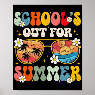 Poster O último dia da escola está fora para o verão.