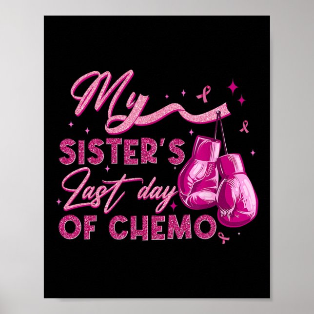 Poster O último dia de quimio do Cancer da mama da minha  (Frente)