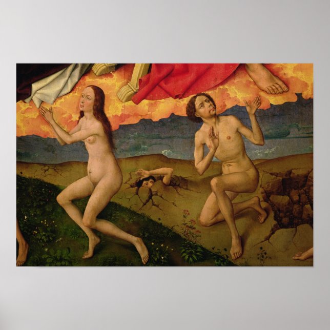 Pôster O último julgamento, detalhe da ressurreição (Frente)