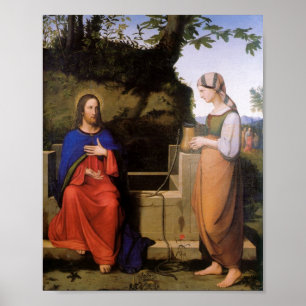 Pôster O und de Christus morre Samariterin