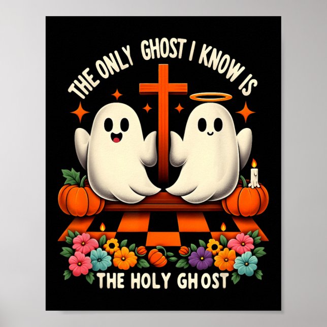 Poster O Único Fantasma Que Conheço É O Santo Fantasma Cr (Frente)