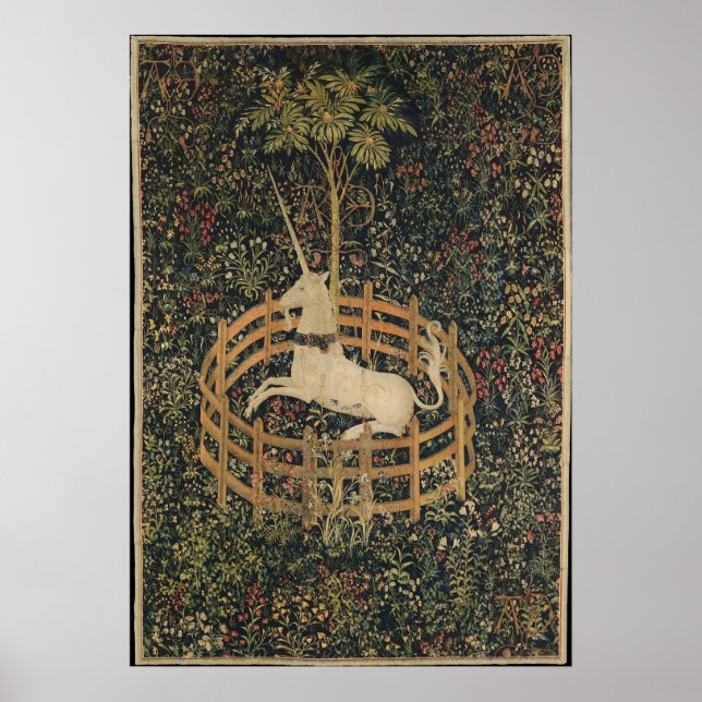 Pôster O Unicórnio em cativeiro (Frente)