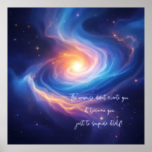 Poster O Universo Te Tornou Surpresa!