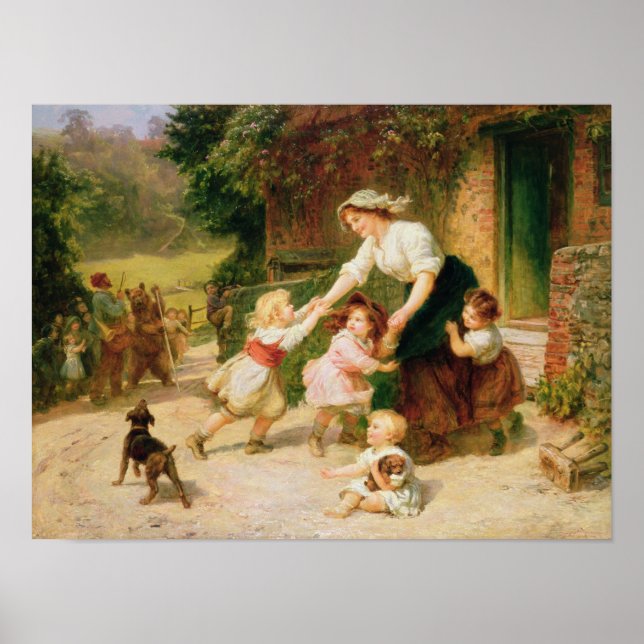 Pôster O Urso Dançante (Frente)