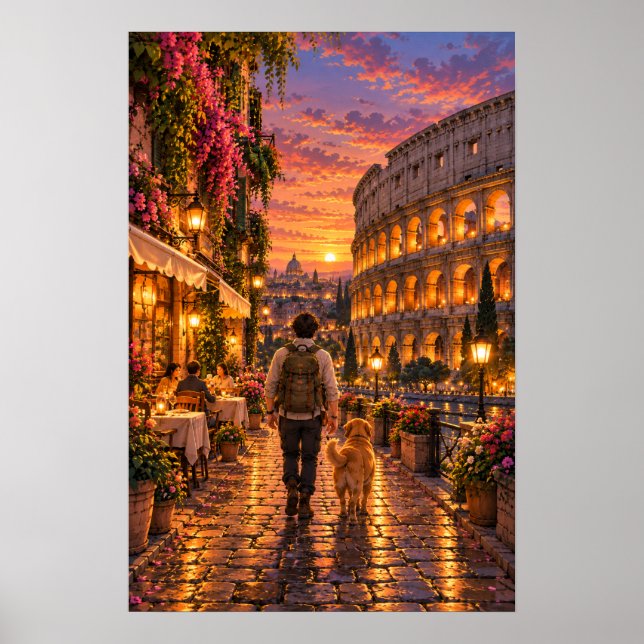 Poster O Vagabundo Roma (Frente)