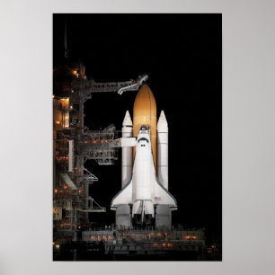 Poster O vaivém espacial Atlantis senta pronto